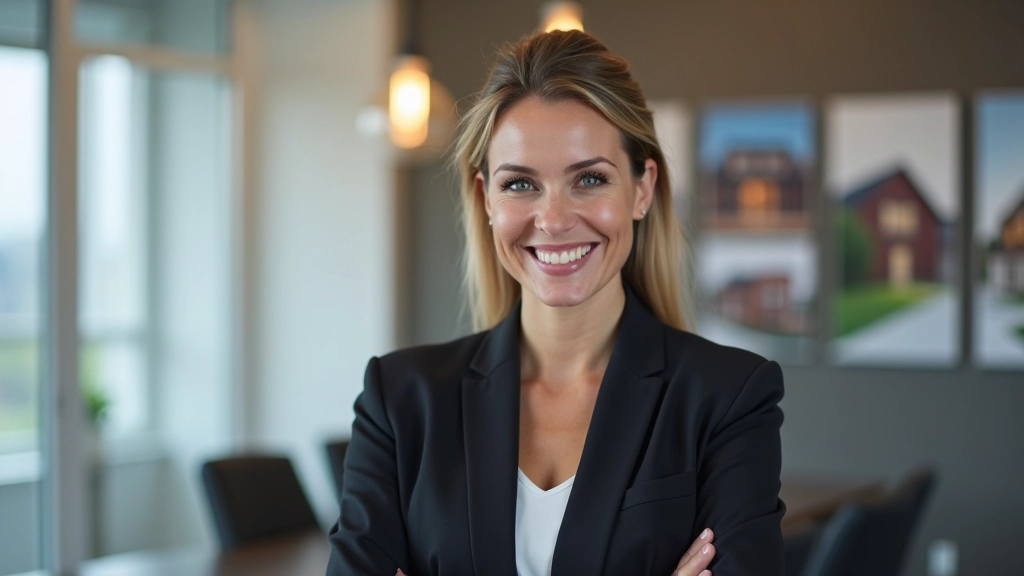 Real estate agent showing property details and neighborhood information to interested buyers